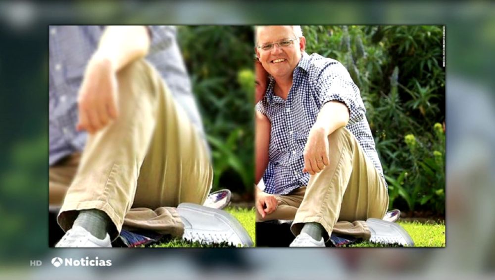 El error de photoshop en una foto oficial del primer ministro australiano 