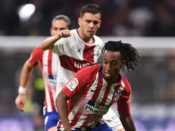Gelson Martins, durante un partido con el Atlético de Madrid Gelson Martins, durante un partido con el Atlético de Madrid