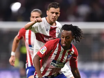 Gelson Martins, durante un partido con el Atlético de Madrid Gelson Martins, durante un partido con el Atlético de Madrid