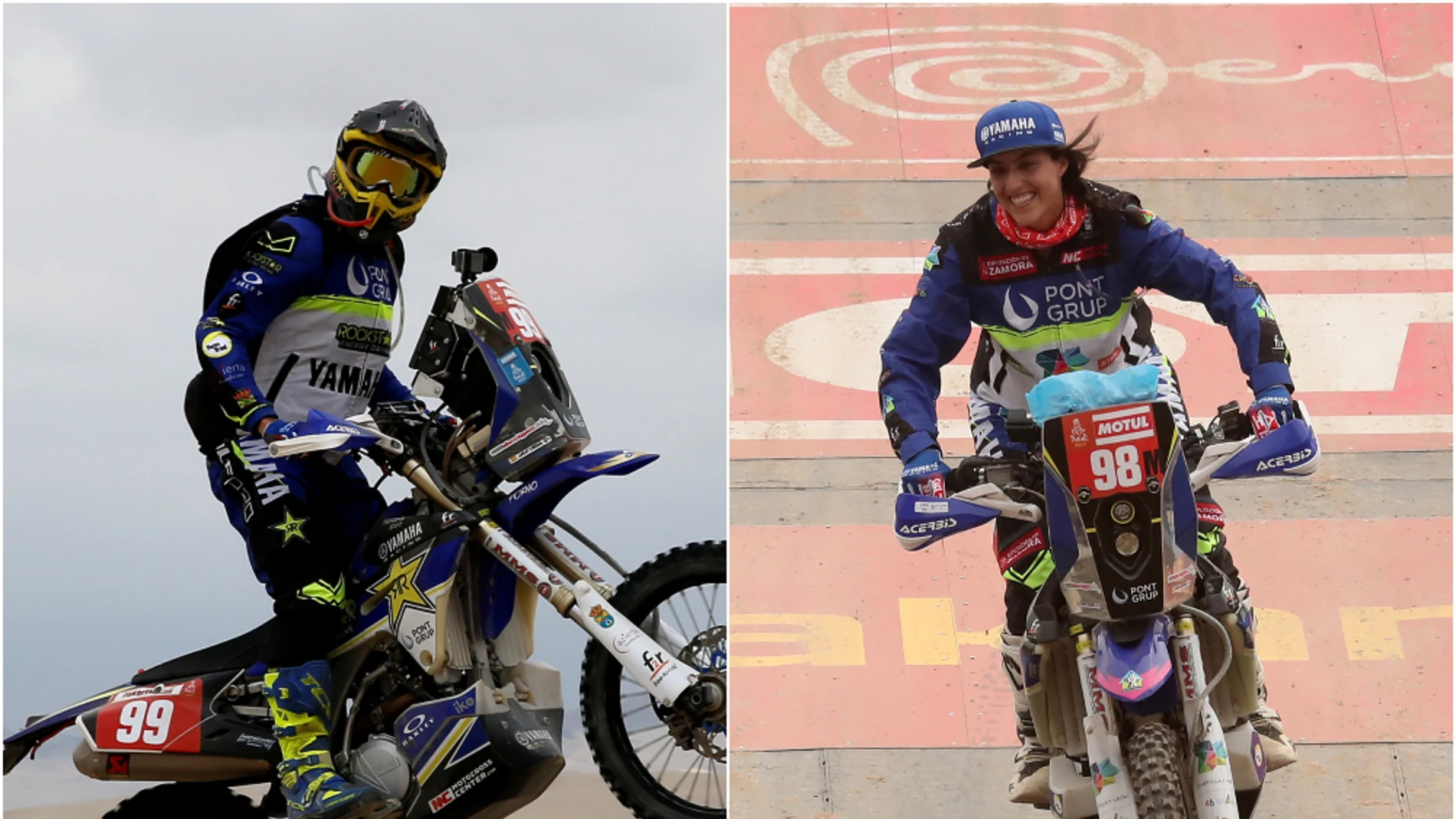 Javier y Sara, la pareja española del Dakar 2019 Javier y Sara, la pareja española del Dakar 2019