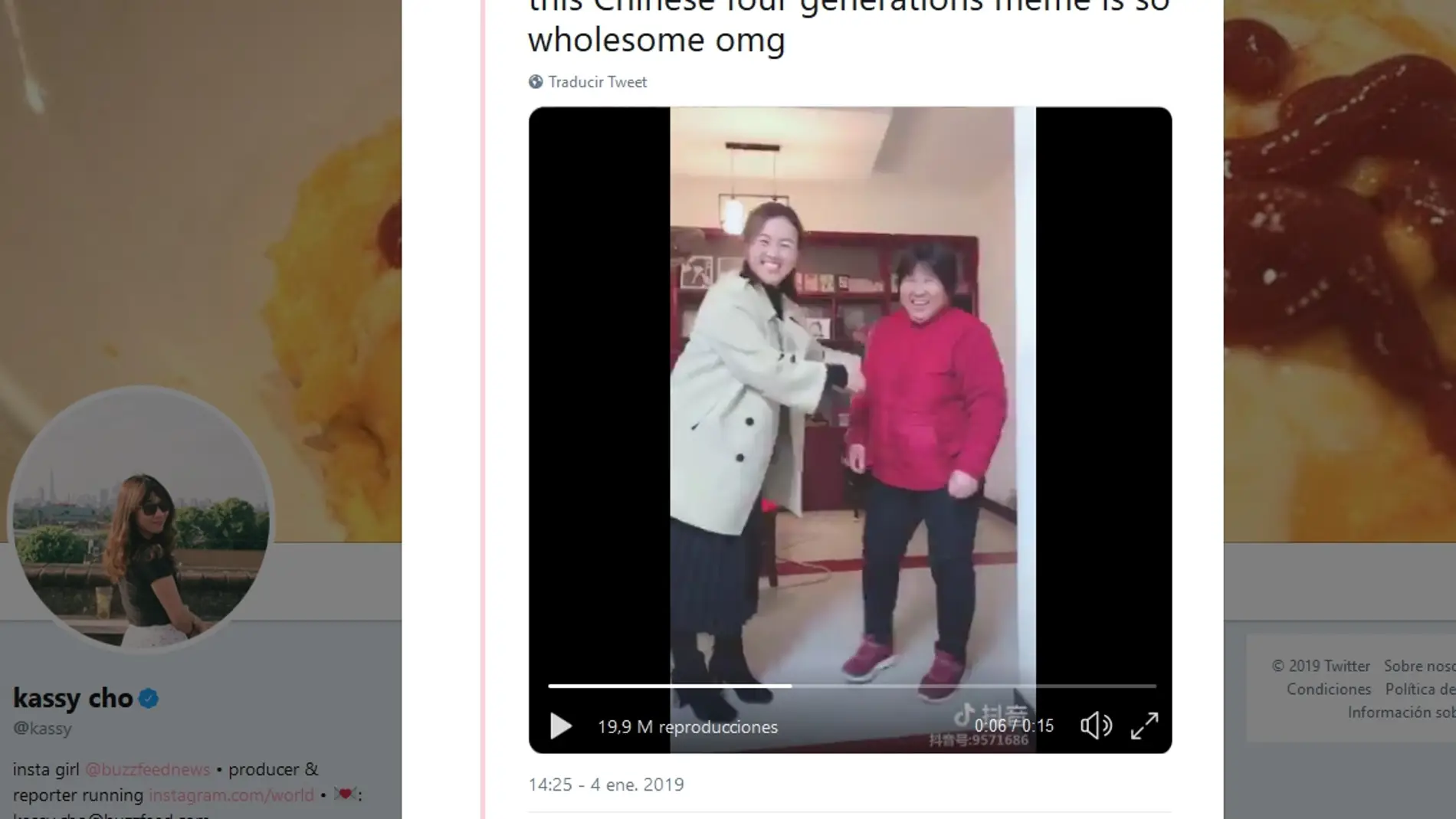 Las cuatro generaciones de una familia