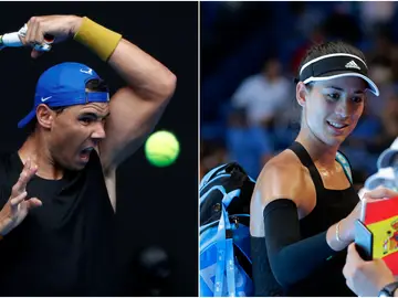 Rafa Nadal y Garbiñe Muguruza Rafa Nadal y Garbiñe Muguruza