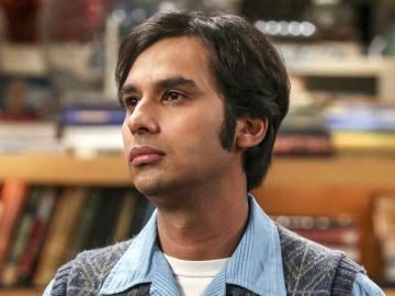 Kunal Nayyar como Raj en 'The Big Bang Theory'