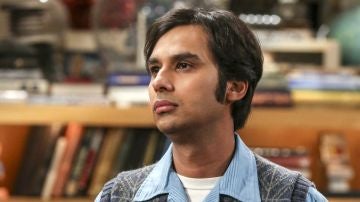 Kunal Nayyar como Raj en 'The Big Bang Theory'