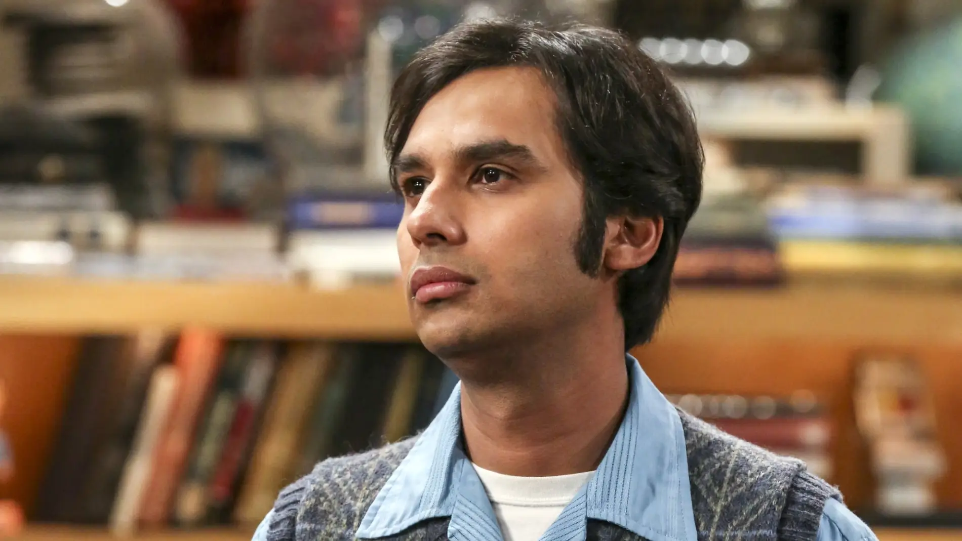 Kunal Nayyar como Raj en 'The Big Bang Theory'