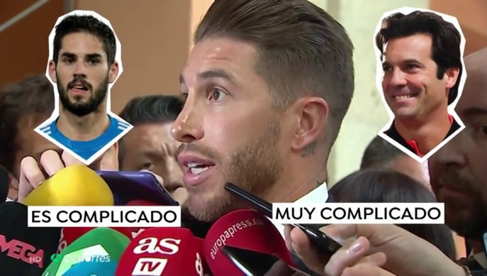 Sergio Ramos, sobre la suplencia de Isco: "Es complicado, todos quieren jugar"