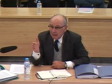 Fotografía tomada de la señal de televisión institucional de la Audiencia Nacional Fotografía tomada de la señal de televisión institucional de la Audiencia Nacional