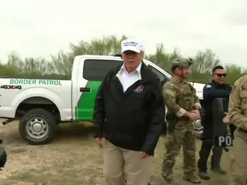 Trump viaja a la frontera con México y amenaza con declarar emergencia nacional para construir el muro Trump viaja a la frontera con México y amenaza con declarar emergencia nacional para construir el muro