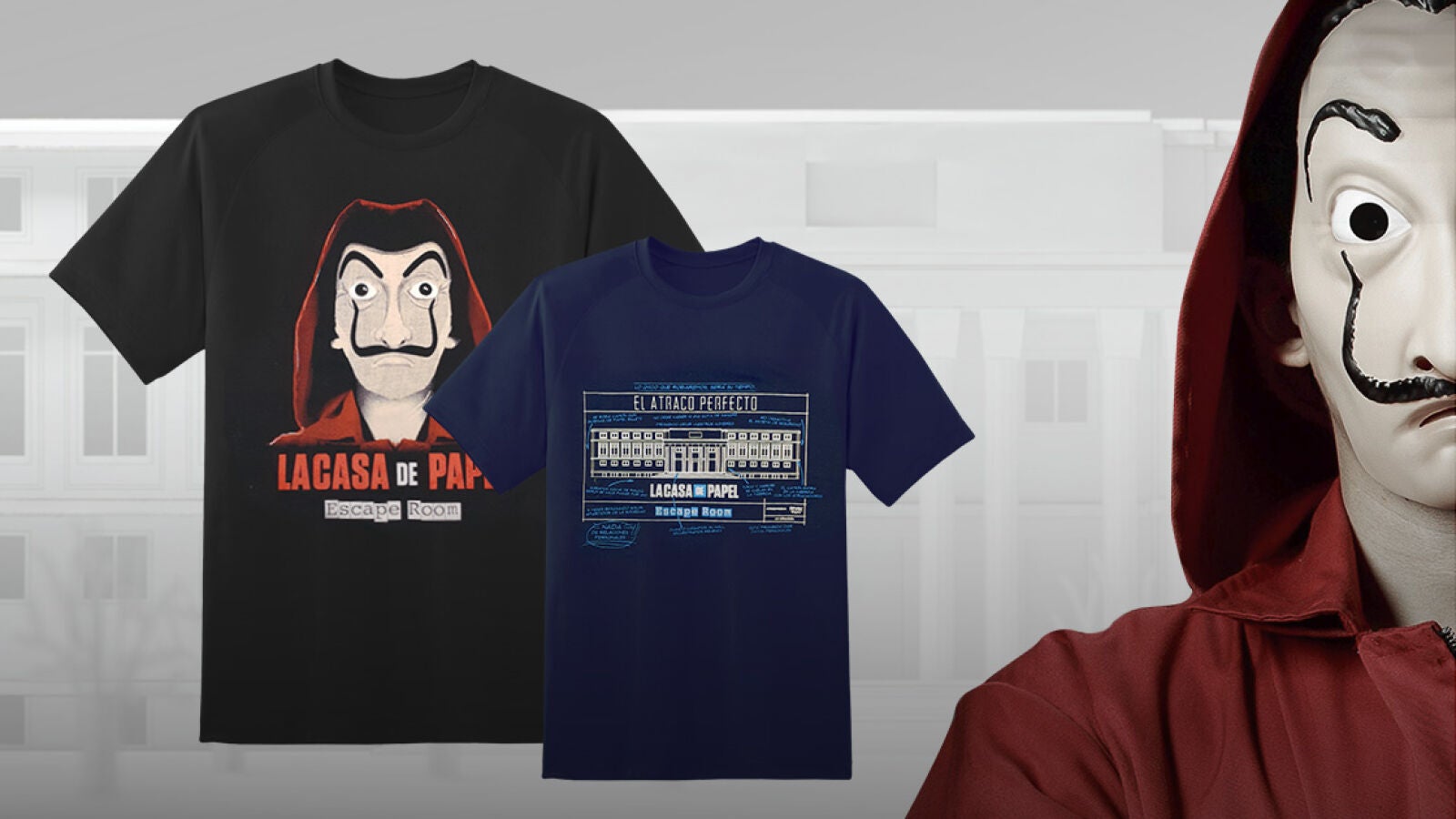 CONCURSO CERRADO: Consigue una camiseta oficial de 'La casa de papel' participando en el trivial