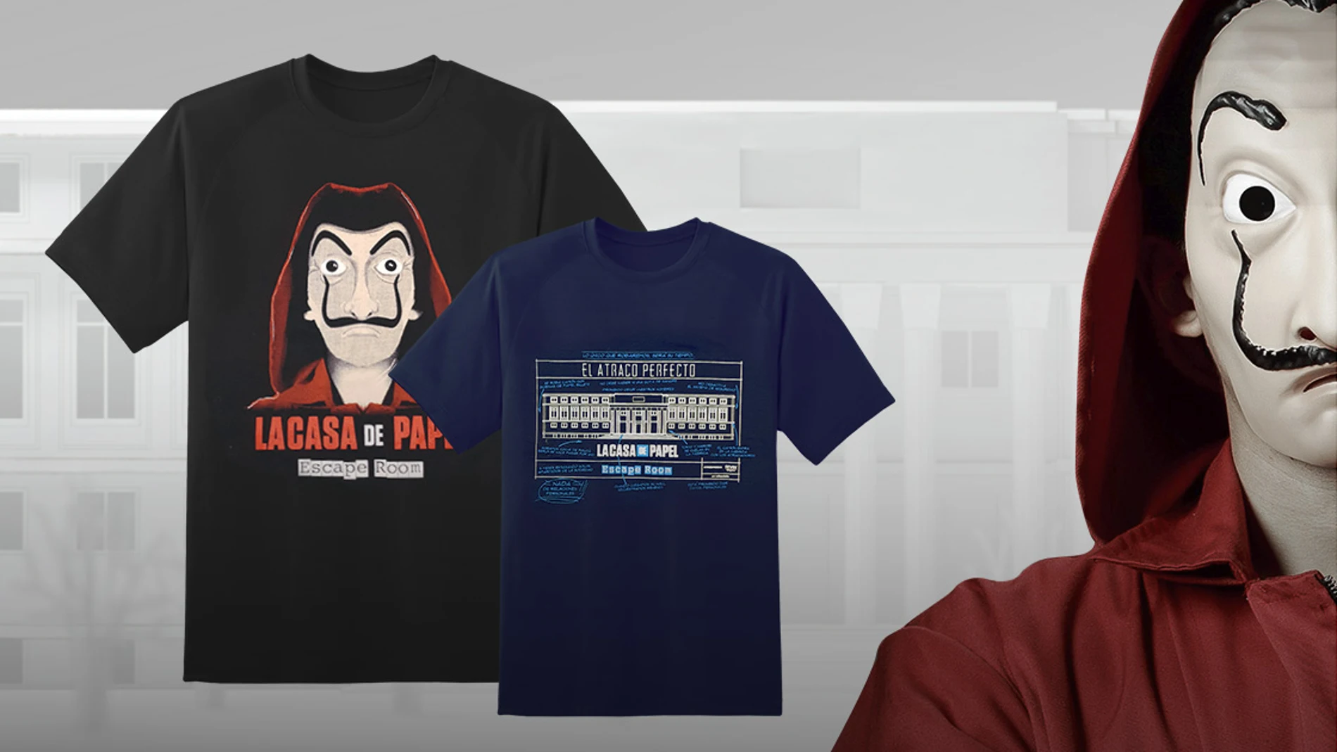 Consigue una camiseta oficial de 'La casa de papel' participando en el trivial