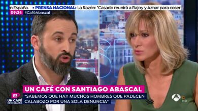 El tenso momento de Santiago Abascal con Susanna Griso al hablar de la ley de violencia de género