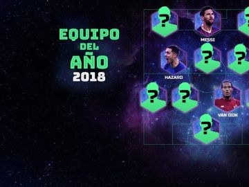 Parte del equipo del año de la UEFA 2018