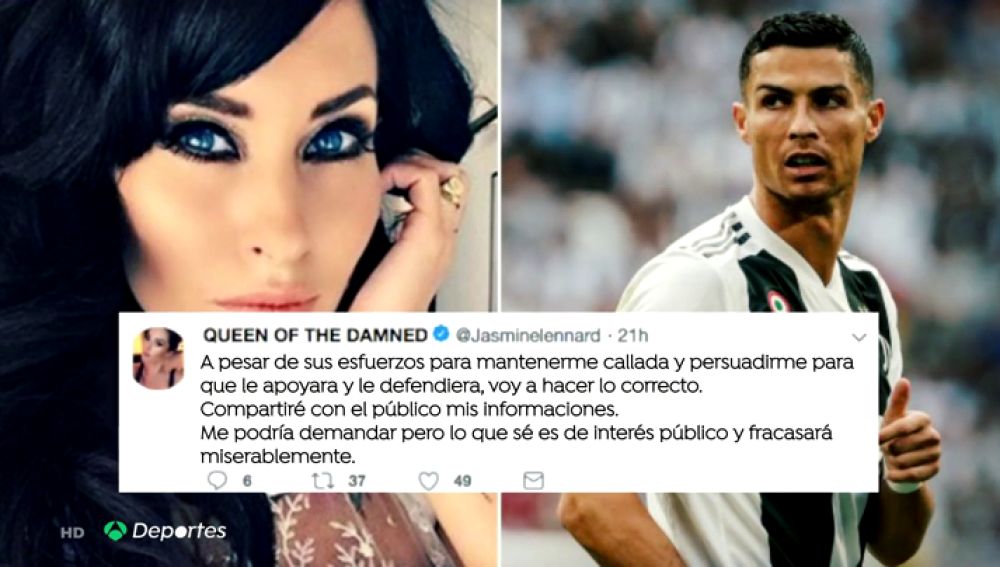 Una exnovia de Cristiano Ronaldo ataca al portugués: "Es un jodido psicópata y un mentiroso"