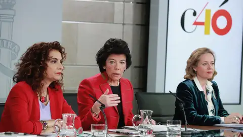 La portavoz del Gobierno, Isabel Celaá La portavoz del Gobierno, Isabel Celaá