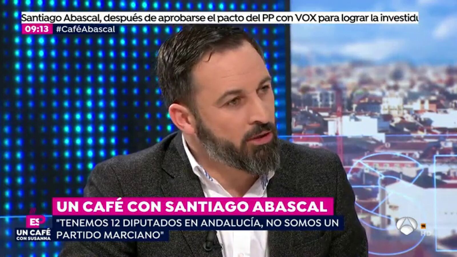 Santiago Abascal, sobre el acuerdo de Gobierno en Andalucía: 