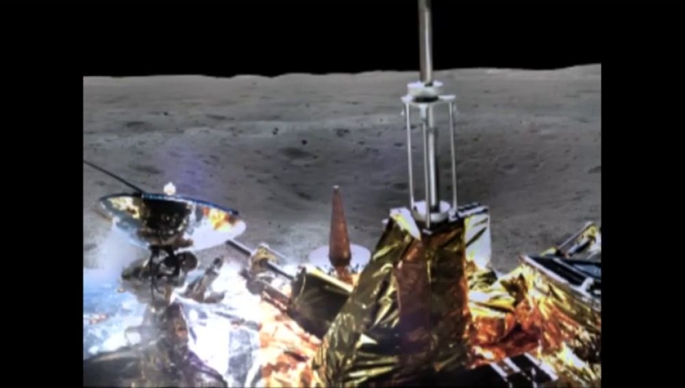 La Administración Espacial China ha compartida un vídeo mostrando el aterrizaje en el lado oculto de la Luna
