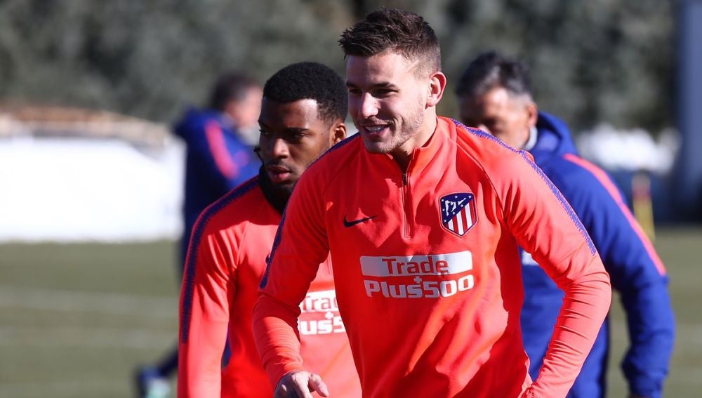 Lucas, sonriente en un entrenamiento