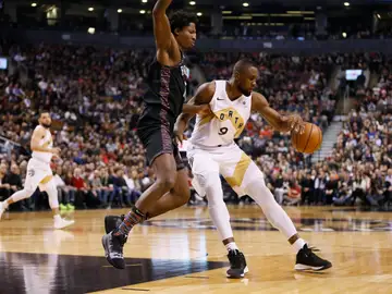 Serge Ibaka, en acción ante los Nets Serge Ibaka, en acción ante los Nets
