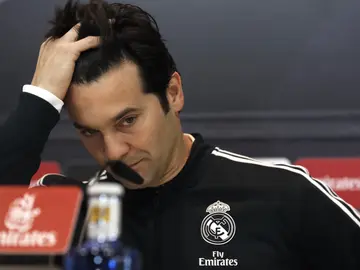 Solari, en rueda de prensa Solari, en rueda de prensa