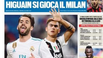 La portada con el posible trueque entre Real Madrid y Juventus