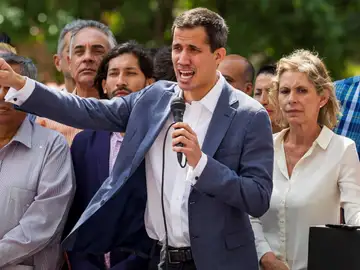 El presidente de la Asamblea Nacional de Venezuela, el opositor Juan Guaidó El presidente de la Asamblea Nacional de Venezuela, el opositor Juan Guaidó
