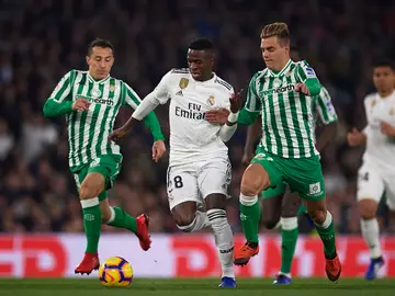 Momento del partido entre Betis y Real Madrid Momento del partido entre Betis y Real Madrid