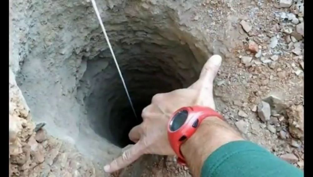 El pequeño pozo en el que cayó Julen