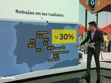 Las rebajas llegan a los peajes: las autopistas rescatadas bajan un 30% su precio y serán gratis por la noche Las rebajas llegan a los peajes: las autopistas rescatadas bajan un 30% su precio y serán gratis por la noche
