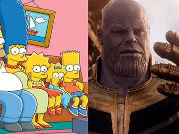 'Los Simpson' y Thanos 'Los Simpson' y Thanos