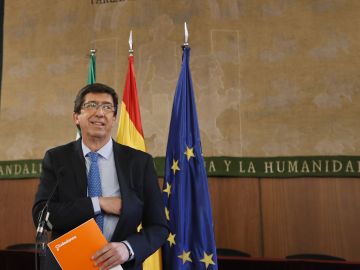 El líder de Cs en Andalucía, Juan Marín