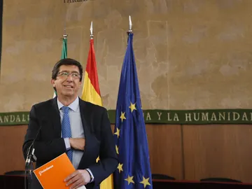 El líder de Cs en Andalucía, Juan Marín El líder de Cs en Andalucía, Juan Marín