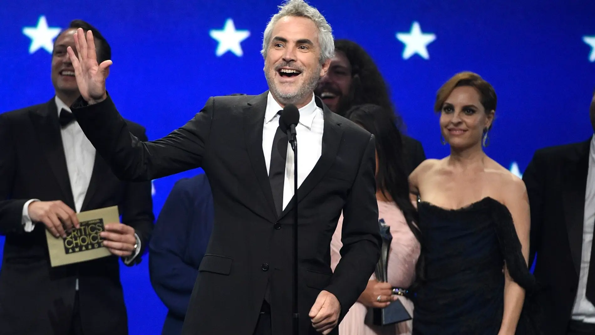 Alfonso Cuarón en los Critics' Choice Awards