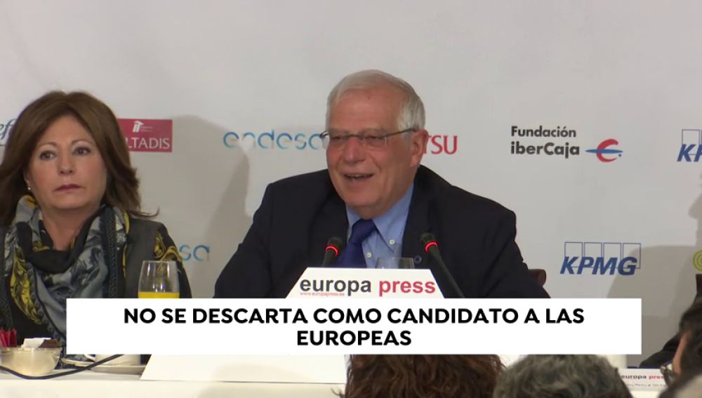 Borrell no se descarta para encabezar la lista del PSOE a las europeas