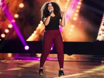 Carolina Gómez canta ‘What about us’ en las ‘Audiciones a ciegas’ de ‘La Voz’ Carolina Gómez canta ‘What about us’ en las ‘Audiciones a ciegas’ de ‘La Voz’