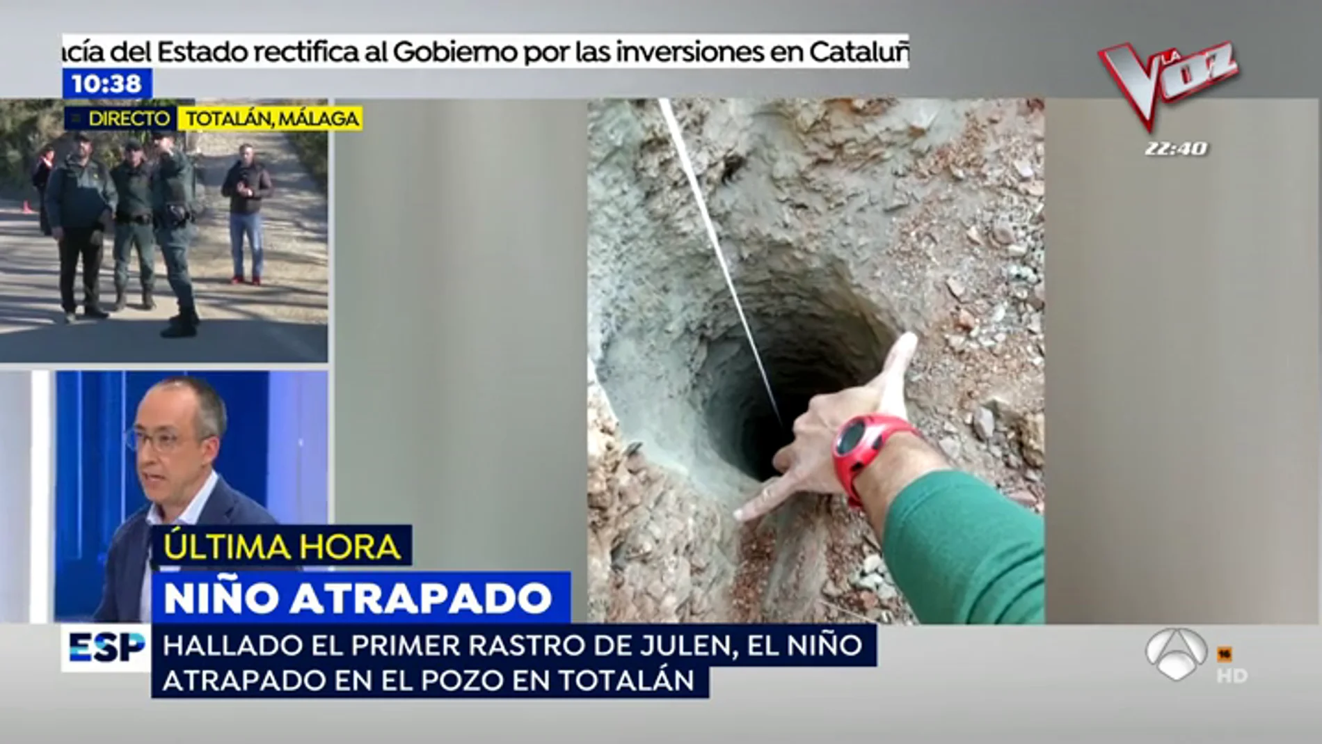 El forense José Antonio Lorente, sobre el niño atrapado en el pozo: "Me sorprende muchísimo que haya podido caer en un agujero tan profundo"