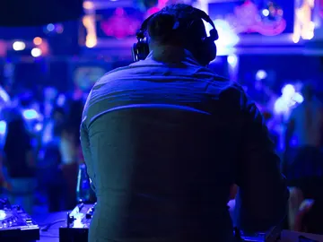 Imagen de archivo de una discoteca Imagen de archivo de una discoteca