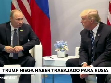 Trump niega haber trabajado para Rusia como sugieren algunas informaciones publicadas los últimos días