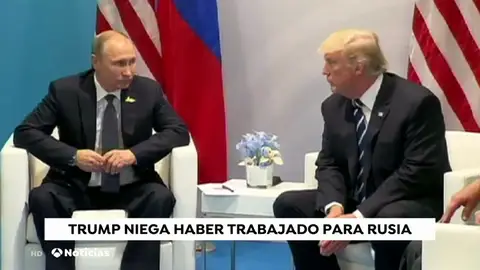 Trump niega haber trabajado para Rusia como sugieren algunas informaciones publicadas los últimos días Trump niega haber trabajado para Rusia como sugieren algunas informaciones publicadas los últimos días