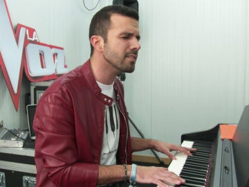 Sergio Jiménez minutos antes de las &#39;Audiciones a ciegas&#39; de &#39;La Voz&#39;