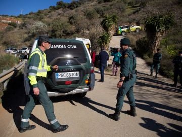 Efectivos en el dispositivo de búsqueda de Julen