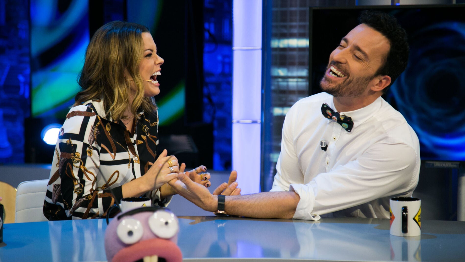 Adriana Torrebejano y Pablo Puyol demuestran sus poderes telep&aacute;ticos en 'El Hormiguero 3.0'
