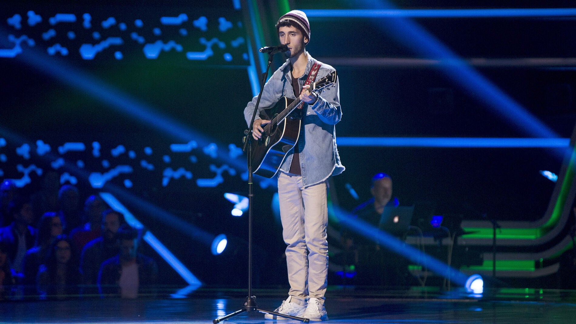 Pablo Salvatierra canta ‘Shape of you’ en las ‘Audiciones a ciegas’