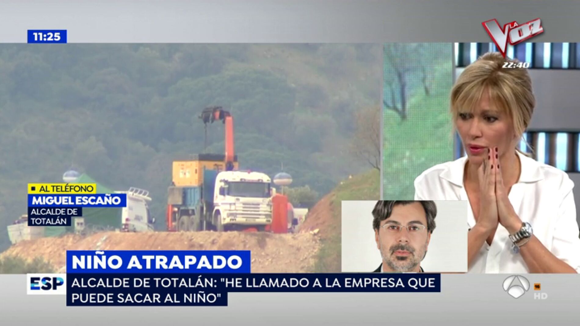 El alcalde de Total&aacute;n denuncia la desorganizaci&oacute;n en el rescate de Julen: "Una empresa de desatoros no tiene que hacer el diagn&oacute;stico"