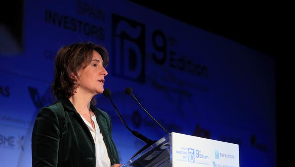 La ministra de Transición Ecológica, Teresa Ribera