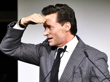 Hugh Jackman avistando a gente maja Hugh Jackman avistando a gente maja