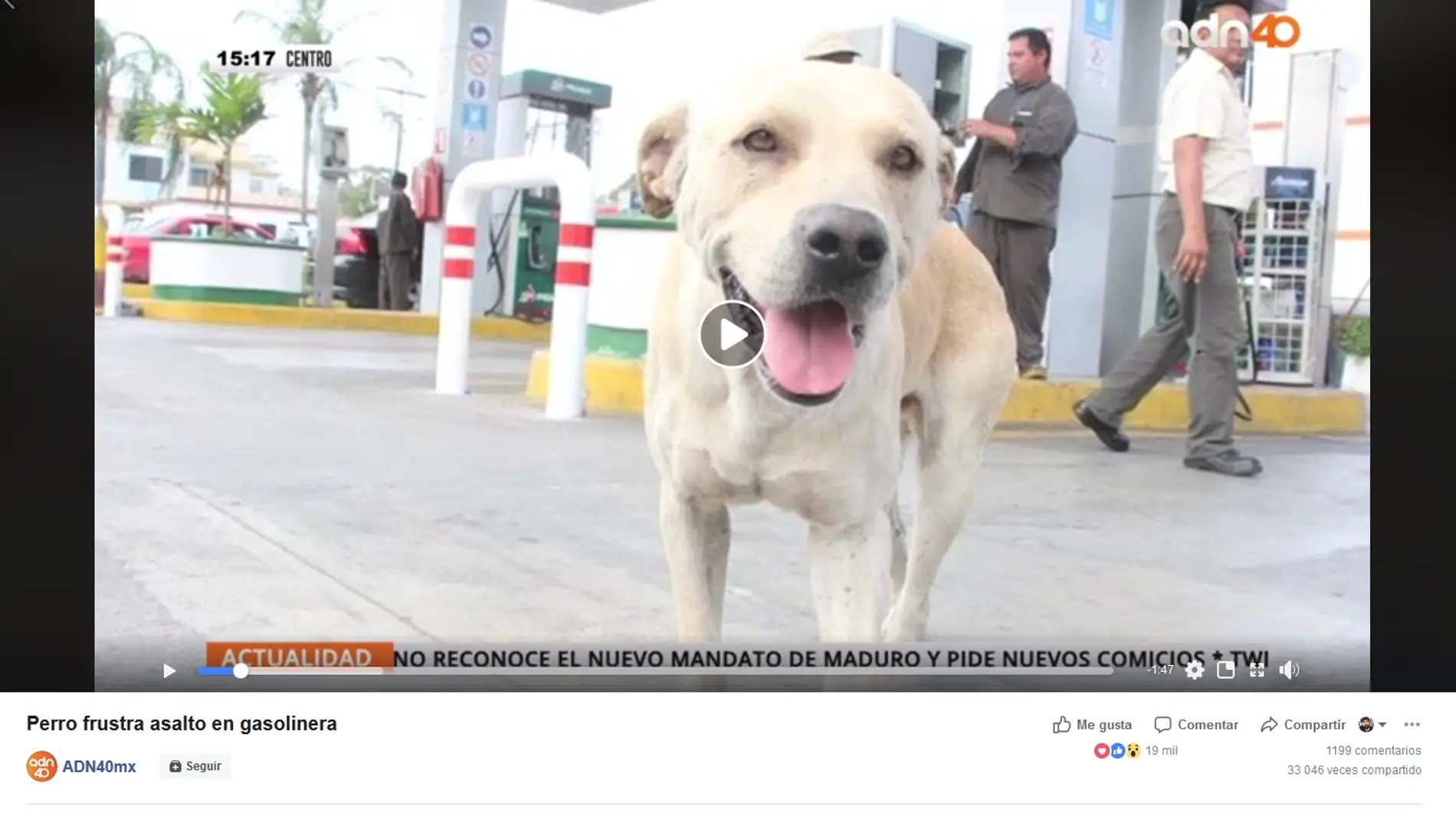 Randy en su gasolinera