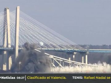 La demolición de un puente sobre el río Hudson deja estas impresionantes imágenes