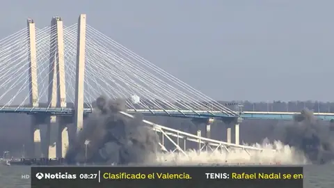 La demolición de un puente sobre el río Hudson deja estas impresionantes imágenes La demolición de un puente sobre el río Hudson deja estas impresionantes imágenes