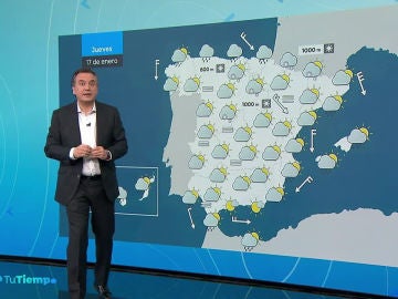 Se extienden las lluvias a casi todo el país y bajan las temperaturas 