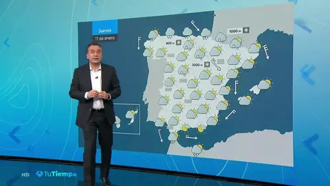Se extienden las lluvias a casi todo el país y bajan las temperaturas Se extienden las lluvias a casi todo el país y bajan las temperaturas